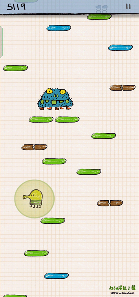 涂鸦跳跃怎么玩