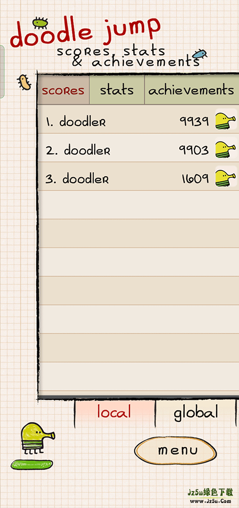 涂鸦跳跃怎么玩
