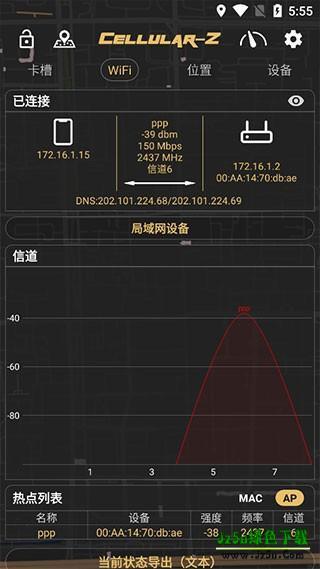 CellularZ WiFi信息