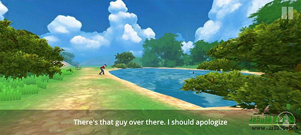 湖边再次找到男孩