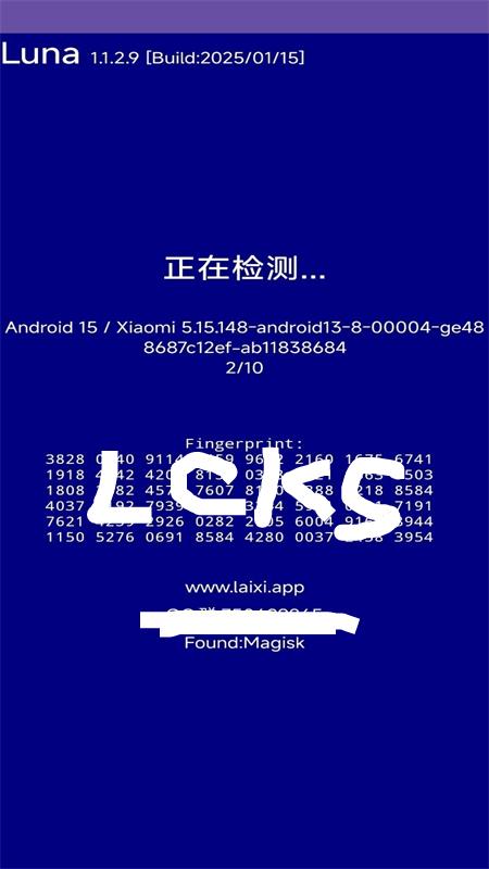 luna环境检测工具截图