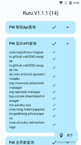 ruru环境检测截图