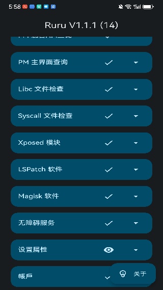ruru环境检测