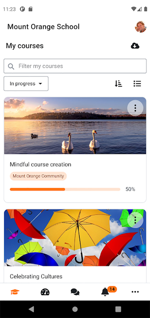 Moodle截图5