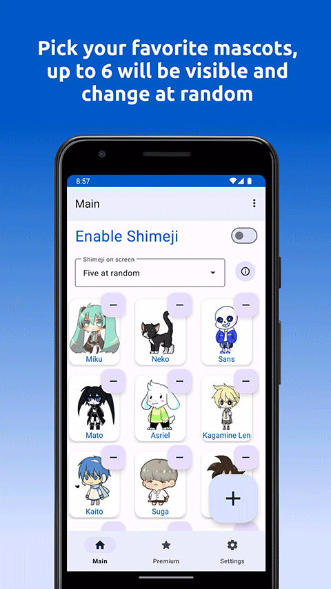 Shimeji螃蟹版截图