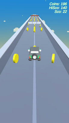 汽車天空跑