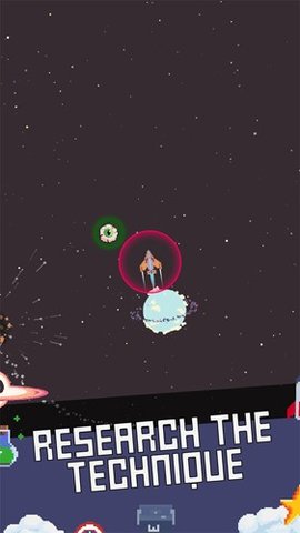 太空飛行像素火箭游戲截圖